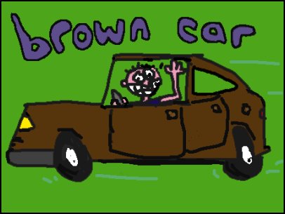 Brown car